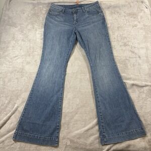 Bisou Bisou by Michele Bohbot Hi-rise Flare Jeans Women's Size 10 NWOT